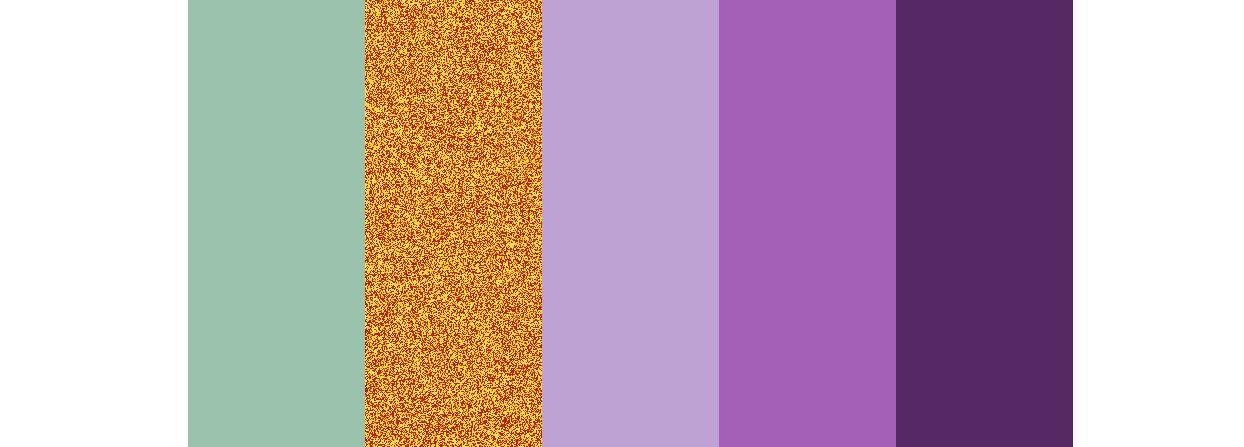 Sage, Lavender & Plum with Gold wedding color palette